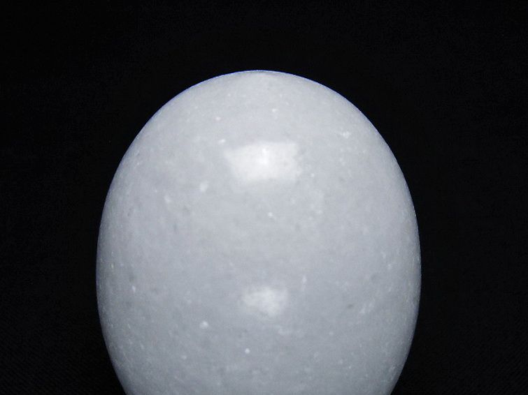 漢白玉たまご 置物 [t306-2953] 2枚目