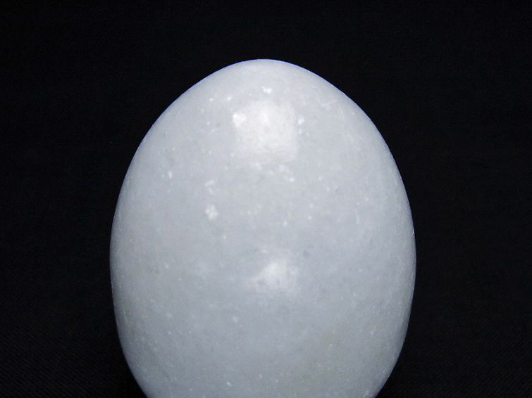 漢白玉たまご 置物 [t306-2955] 2枚目