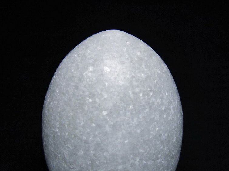 漢白玉たまご 置物 [t306-2956] 2枚目