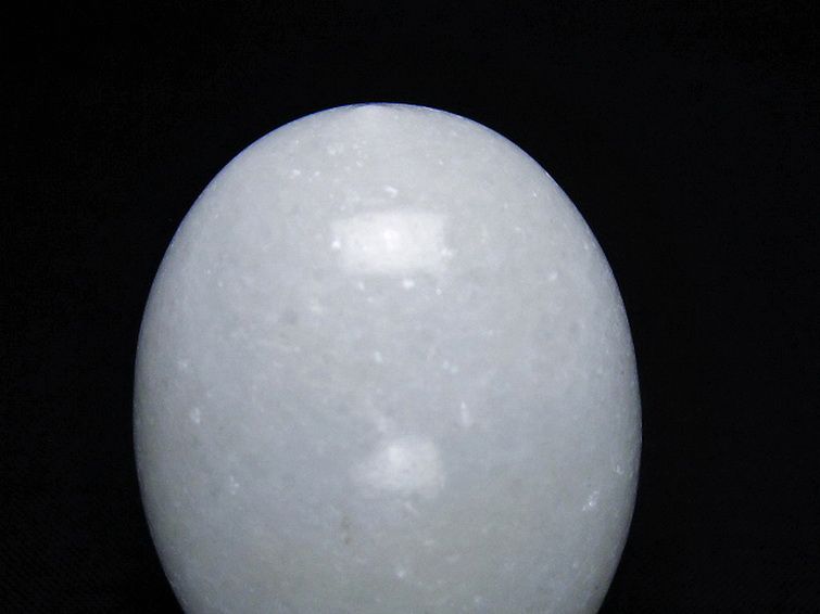 漢白玉たまご 置物 [t306-2957] 2枚目