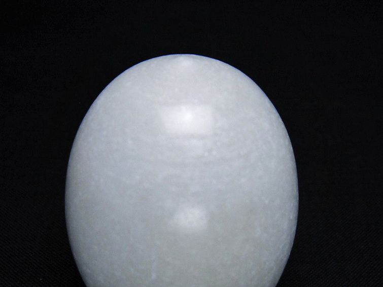 漢白玉たまご 置物 [t306-2960] 2枚目