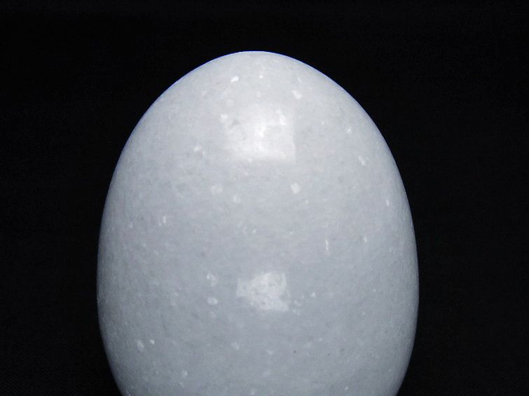 漢白玉たまご 置物 [t306-2963] 2枚目
