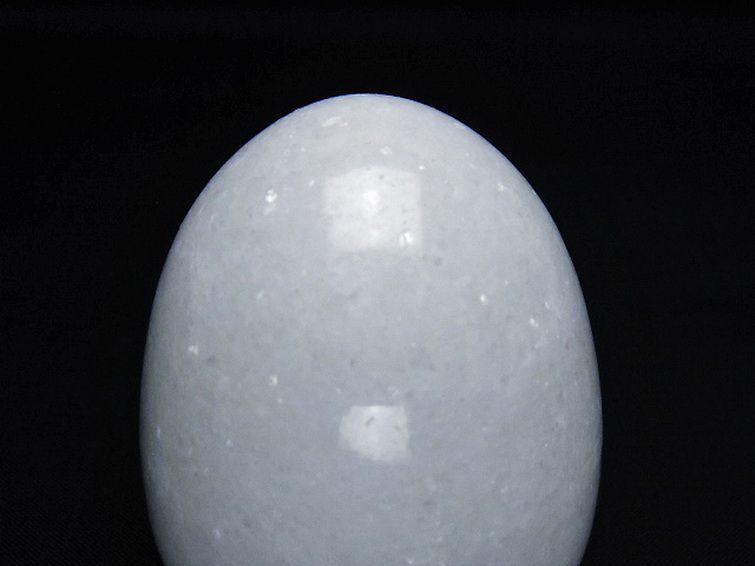 漢白玉たまご 置物 [t306-2966] 2枚目