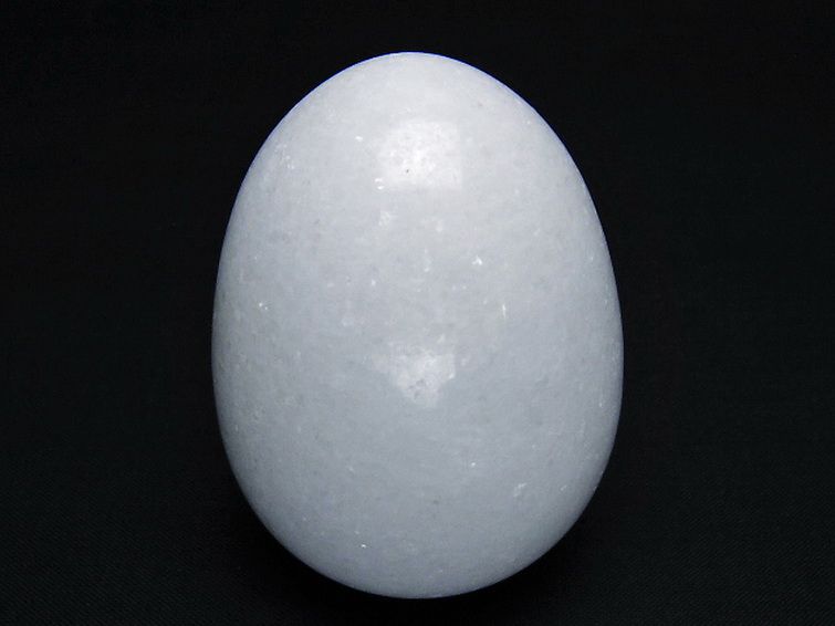 漢白玉たまご 置物 [t306-2968] 1枚目