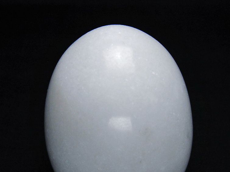 漢白玉たまご 置物 [t306-2972] 2枚目