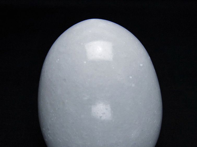 漢白玉たまご 置物 [t306-2974] 2枚目