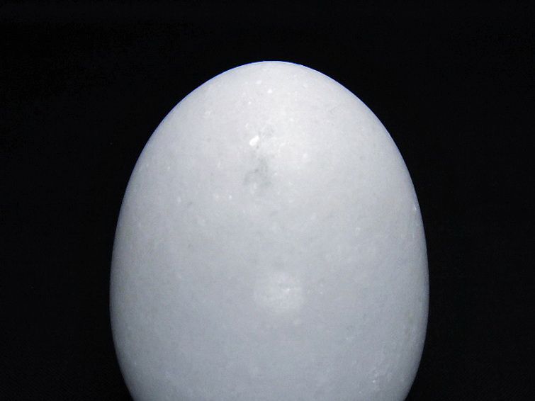 漢白玉たまご 置物 [t306-2975] 2枚目