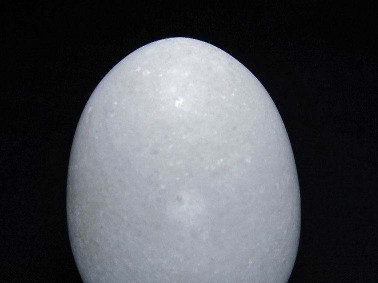 漢白玉たまご 置物 [t306-2978] 2枚目