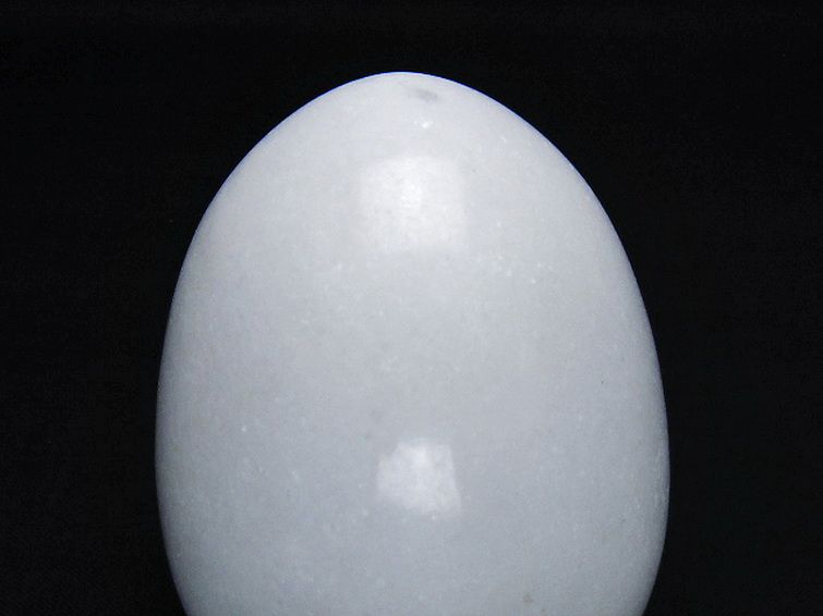漢白玉たまご 置物 [t306-2979] 2枚目