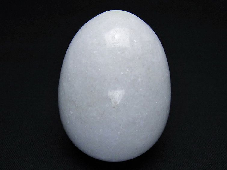 漢白玉たまご 置物 [t306-2980] 1枚目