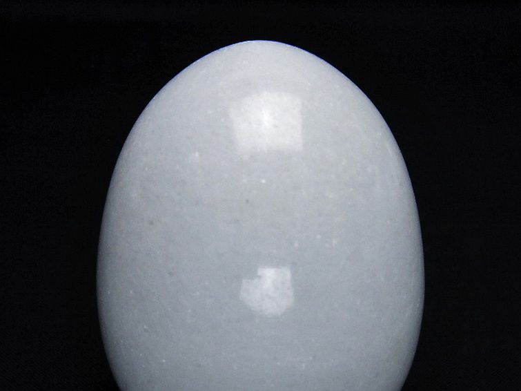 漢白玉たまご 置物 [t306-2984] 2枚目