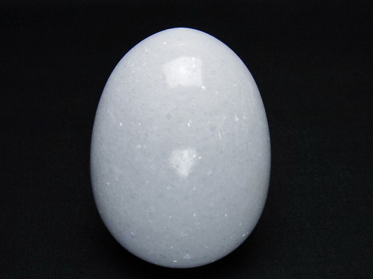漢白玉たまご 置物 [t306-2985] 1枚目