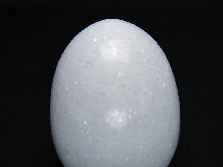 漢白玉たまご 置物 [t306-2987] 2枚目