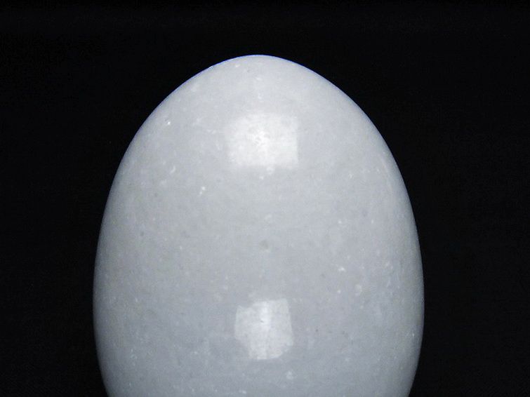 漢白玉たまご 置物 [t306-2989] 2枚目