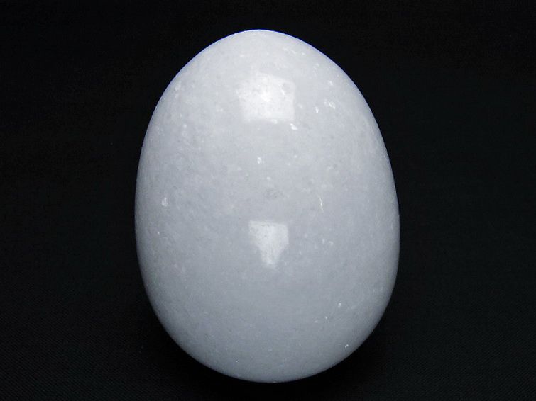 漢白玉たまご 置物 [t306-2994] 1枚目