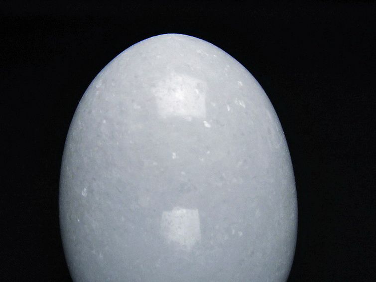 漢白玉たまご 置物 [t306-2994] 2枚目