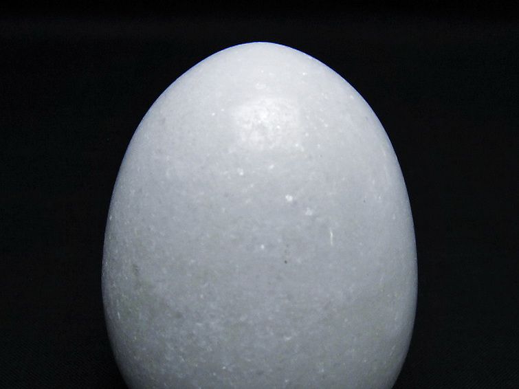 漢白玉たまご 置物 [t306-2995] 2枚目