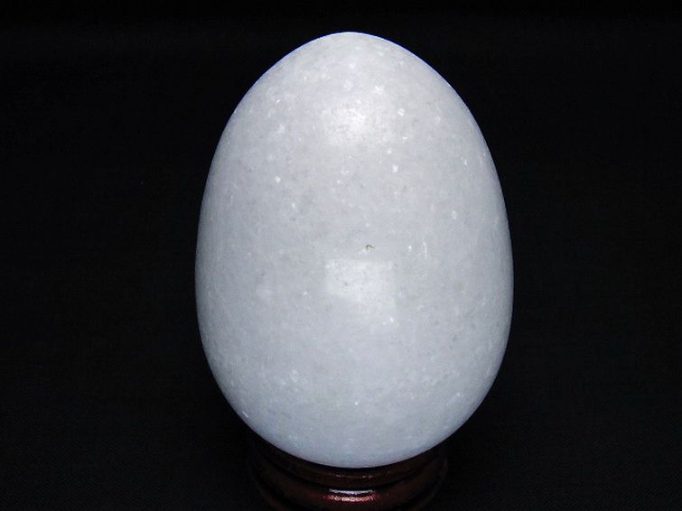 漢白玉たまご 置物 [t306-2998] 3枚目