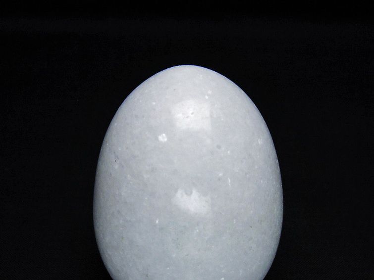 漢白玉たまご 置物 [t306-2999] 2枚目