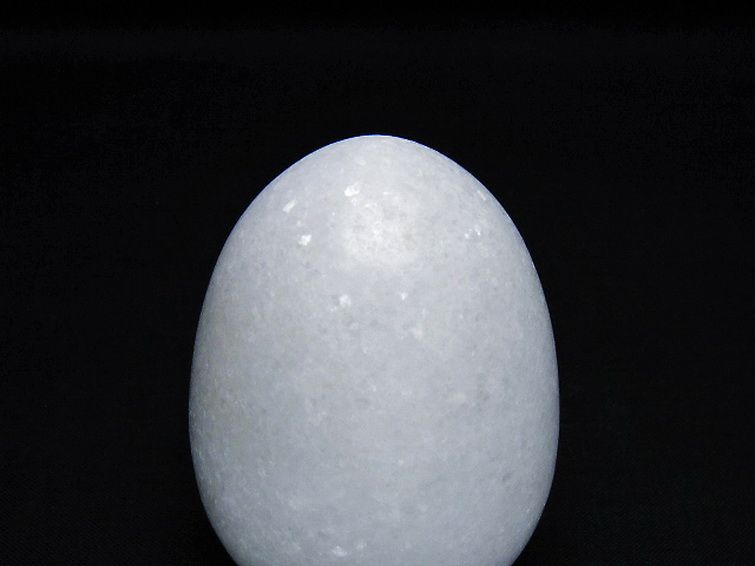 漢白玉たまご 置物 [t306-3001] 2枚目