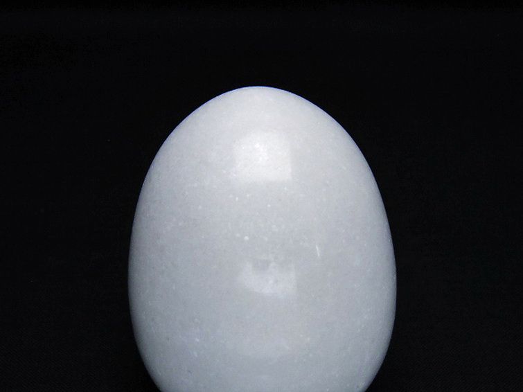 漢白玉たまご 置物 [t306-3002] 2枚目