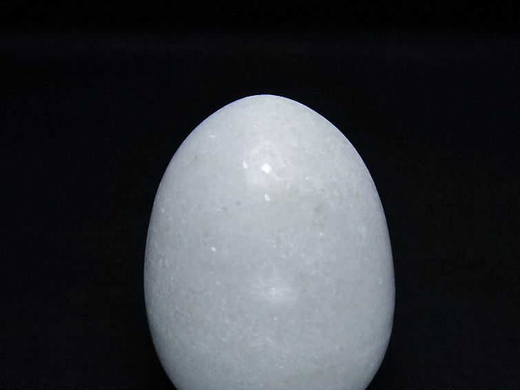漢白玉たまご 置物 [t306-3003] 2枚目