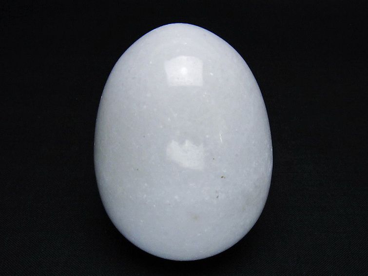 漢白玉たまご 置物 [t306-3004] 1枚目