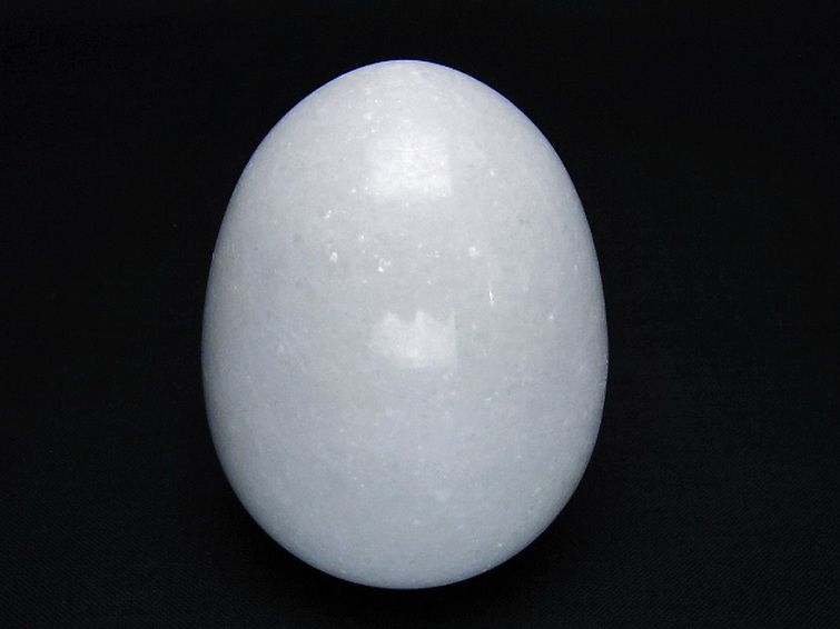 漢白玉たまご 置物 [t306-3006] 1枚目