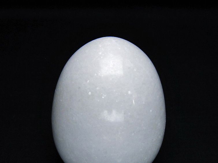漢白玉たまご 置物 [t306-3006] 2枚目