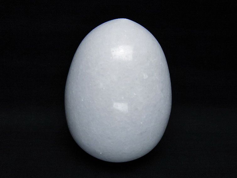 漢白玉たまご 置物 [t306-3008] 1枚目