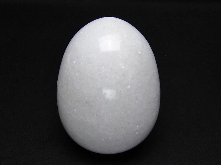 漢白玉たまご 置物 [t306-3170] 1枚目