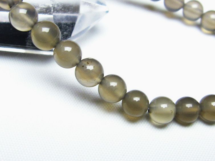 アゲート ブレスレット 6mm [t307-531] 3枚目