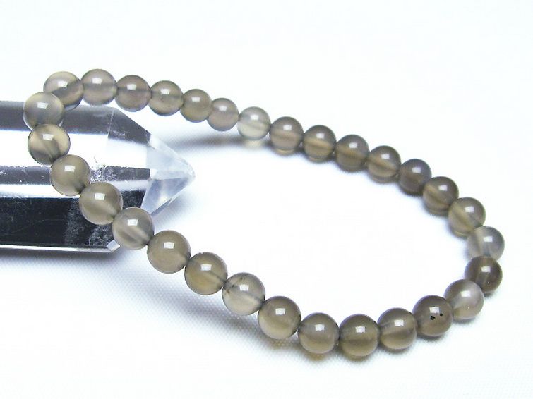 アゲート ブレスレット 6mm [t307-780] 1枚目