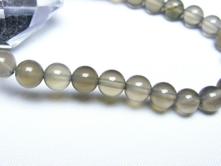 アゲート ブレスレット 6mm [t307-811] 3枚目