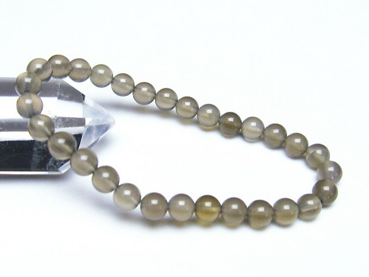 アゲート ブレスレット 6mm [t307-831] 1枚目