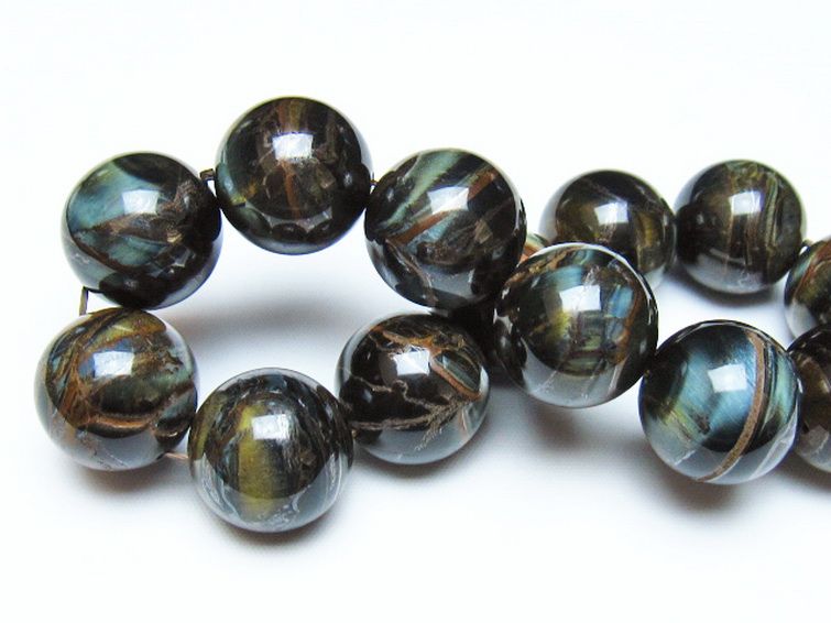 ミックスタイガーアイ ブレスレット 18mm [t31-6127] 2枚目