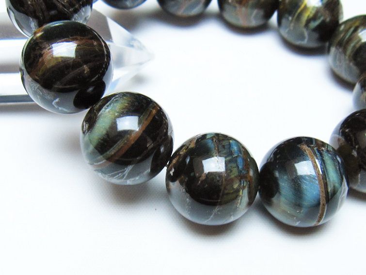 ミックスタイガーアイ ブレスレット 18mm [t31-6127] 3枚目