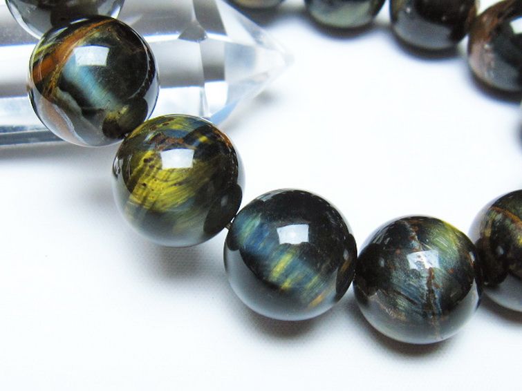 ミックスタイガーアイ ブレスレット 16mm [t31-6211] 3枚目