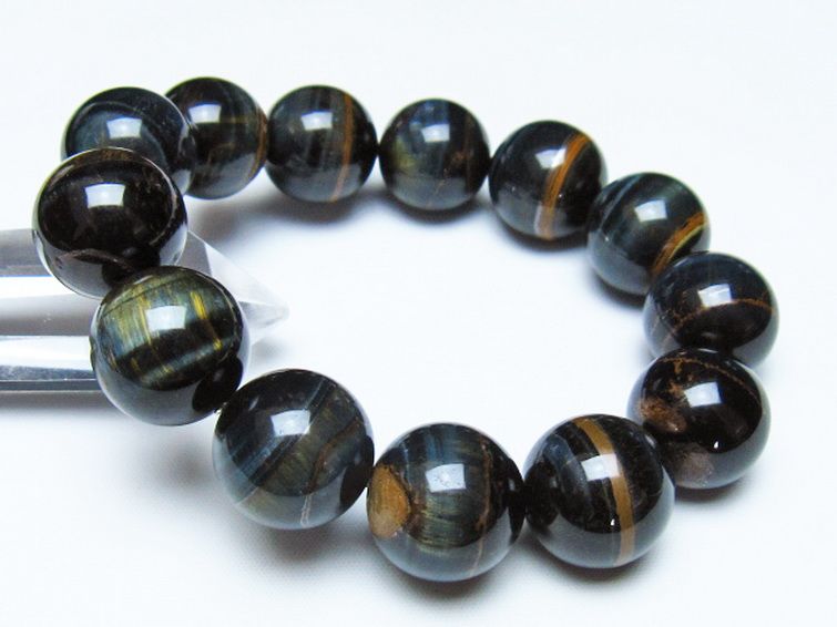 ミックスタイガーアイ ブレスレット 18mm [t31-6213] 1枚目