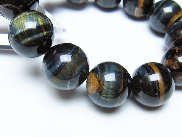 ミックスタイガーアイ ブレスレット 18mm [t31-6213] 3枚目