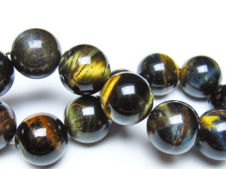 ミックスタイガーアイ ブレスレット 18mm [t31-6214] 2枚目