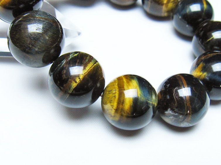 ミックスタイガーアイ ブレスレット 18mm [t31-6214] 3枚目