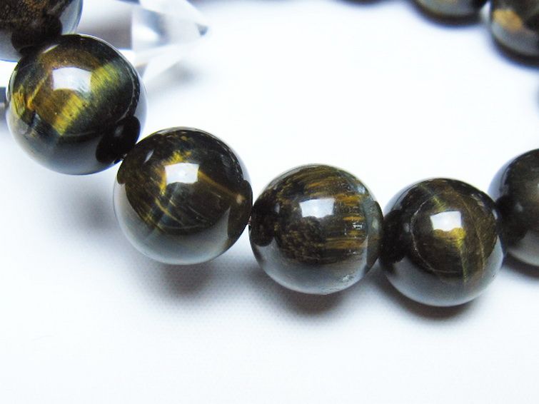 ミックスタイガーアイ ブレスレット 14mm [t31-6244] 3枚目