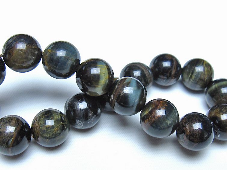ミックスタイガーアイ ブレスレット 12mm [t31-6298] 2枚目