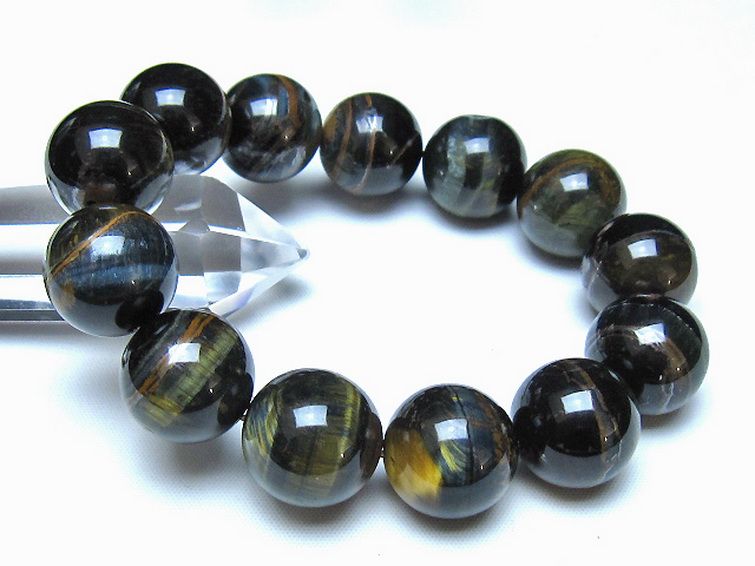 ミックスタイガーアイ ブレスレット 18mm [t31-6335] 1枚目