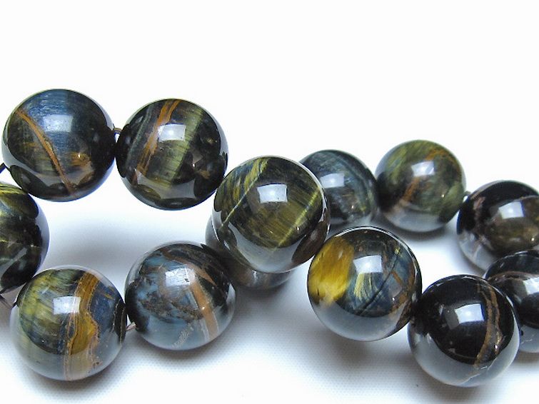 ミックスタイガーアイ ブレスレット 18mm [t31-6335] 2枚目