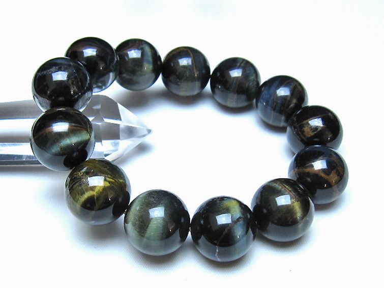 ミックスタイガーアイ ブレスレット 18mm [t31-6342] 1枚目