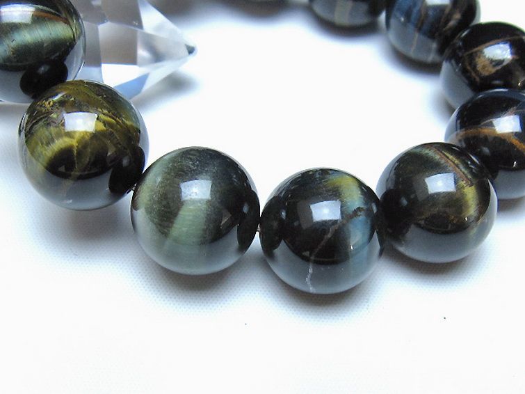 ミックスタイガーアイ ブレスレット 18mm [t31-6342] 3枚目