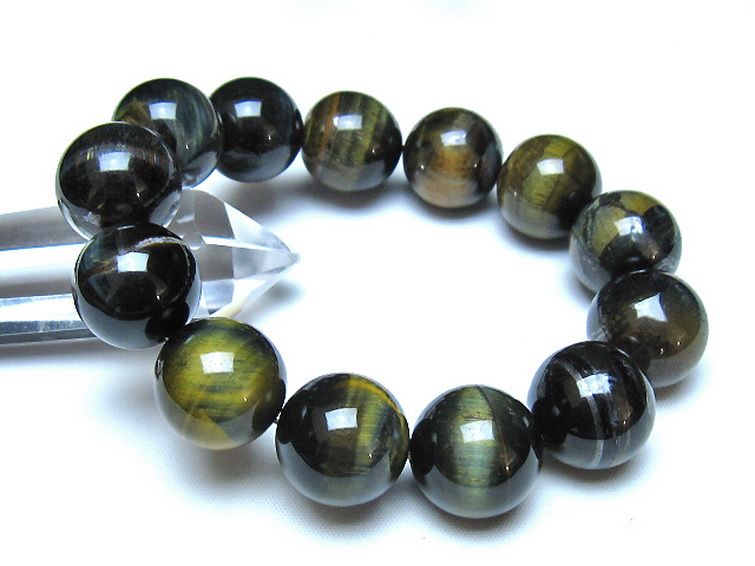 ミックスタイガーアイ ブレスレット 18mm [t31-6344] 1枚目