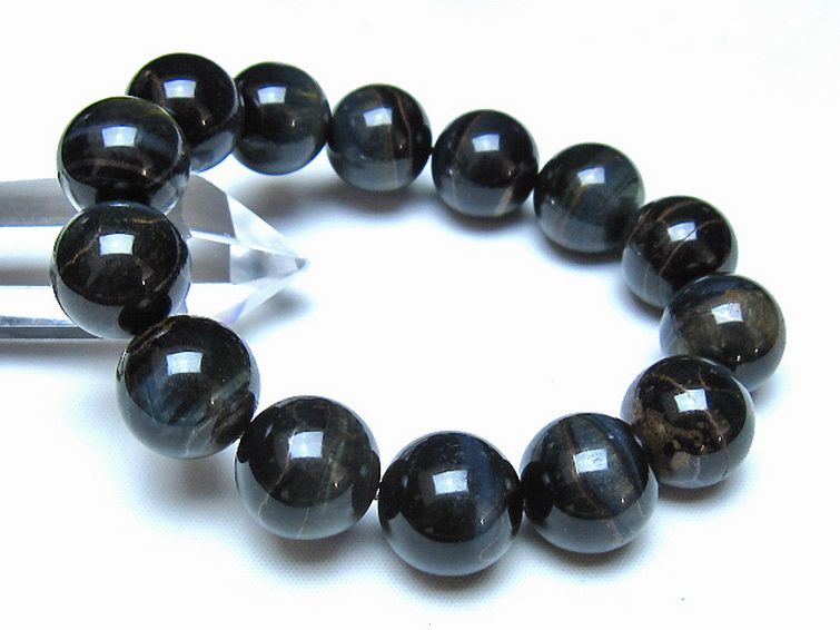ミックスタイガーアイ ブレスレット 17mm [t31-6349] 1枚目